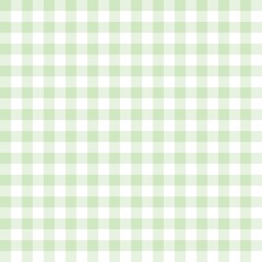 Pistachio cream gingham seamless pattern with pastel checkered layout