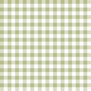 Olive green gingham seamless pattern with repeating square grid layout
