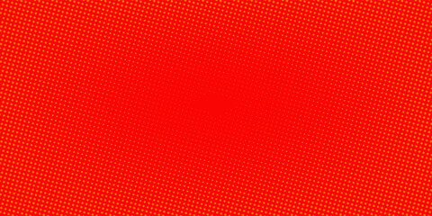 Obraz premium Dots halftone orange color pattern gradient texture with technology digital background.