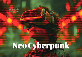 Neo Cyberpunk Photo Effect