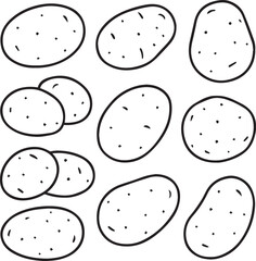 set of potatos