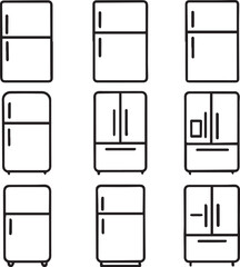 Set of fridges