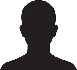 Silhouette of a Person A Generic Human Profile Illustration