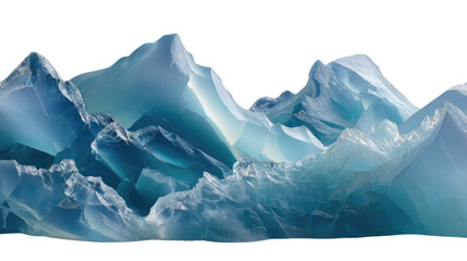 Iceberg Formation: Witness the stunning beauty of nature, with this image showcasing the unique formations of a translucent iceberg.