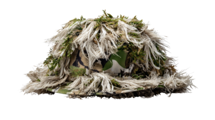 Concealment Cap: An expertly crafted camouflage cap, meticulously designed to blend seamlessly into natural environments, offering superior concealment.