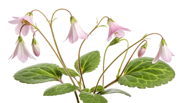 Sweden  linnaea borealis  linnaea borealis  isolated on white background PNG. AI GENERATED