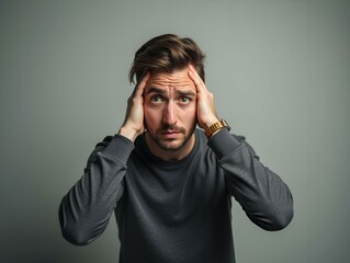 Man blaming himself in stupid behaviour