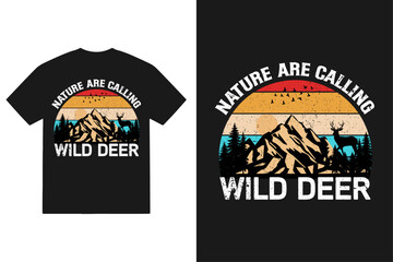Nature are calling wild deer