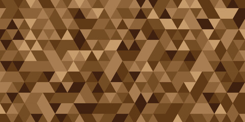 Abstract Geometric Pattern in Shades of Brown