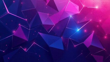 Shining Neon Dreams Framed in Futuristic Purple Sparkling Lights