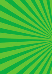 Green sunburst background