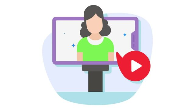 faceless ai generated being played animation, Brand Presence through broadcastin animated video, Social Media Marketing Clip, Online business Footage, verbal feedback from research participants motion