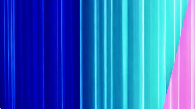 Vibrant abstract background featuring parallel diagonal stripes and bright neon light bars creating a modern colorful graphic design.