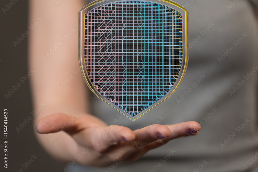 Aufkleber Secure your data with advanced cybersecurity solutions.  Protect your information with our reliable shield.