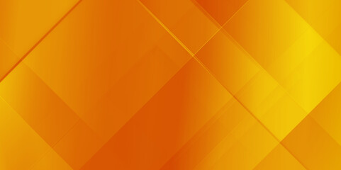 Orange Abstract Lights Lines Background with tech geometric shapes, geometric background Fit for presentation design and website, Minimal geometric background with triangles.