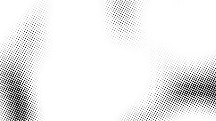 Comic dot gradient background. Grid of noise pattern showing vector waves. Vintage design with a grain cartoon overlay effect, bitmap pixel, and retro duotone background. Halftone graphic manga style.