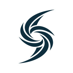 Fototapeta premium Mystical abstract mark in airokom style Vector illustration