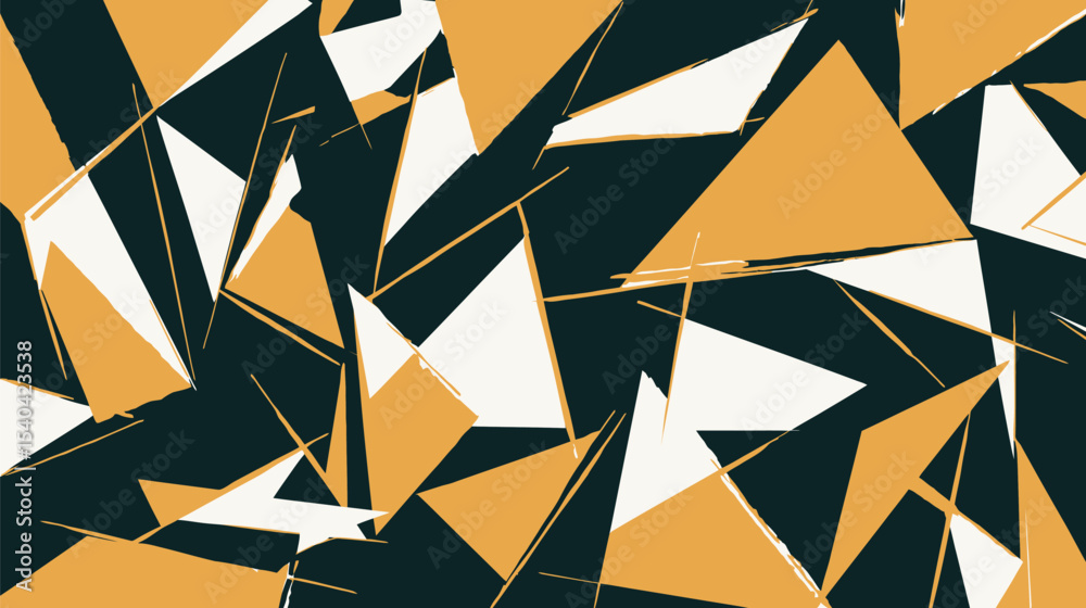 Aufkleber abstract triangles intersect creating dynamic background graphic modern