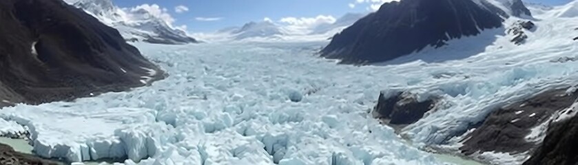 Majestic Glacier Valley