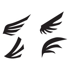 wing icon set