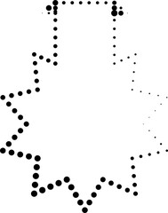 Tags and ribbon with dotted line, sale, promotion, discount