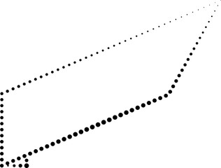 Tags and ribbon with dotted line, sale, promotion, discount