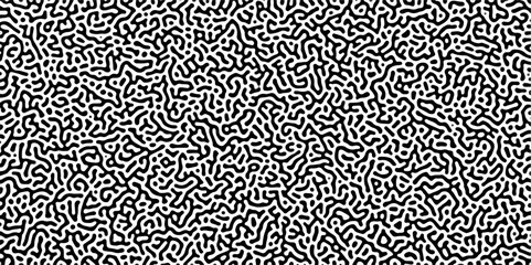 Abstract Reaction-diffusion Turing pattern natural texture gray gradient color scheme. Linear design with biological algorithm psychedelic background. Reaction-diffusion or truing patter	