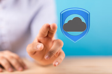 Safeguarding your data with robust cloud security measures.  Ensuring privacy and protection.