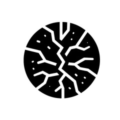crack, black and white, image, vector, wallpaper