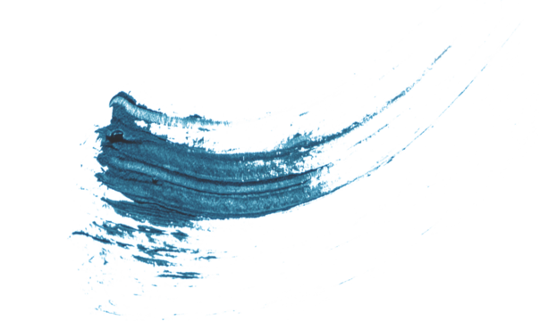 Aqua Brush Stroke Design Element Texture, Transparent Background