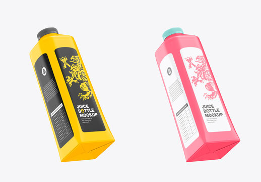 Juice Bottle Mockup