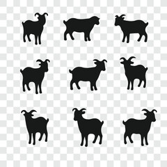 Cute facial expression icon of the sheep