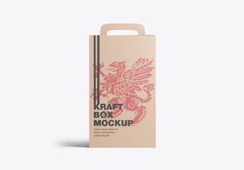 Kraft Box Mockup