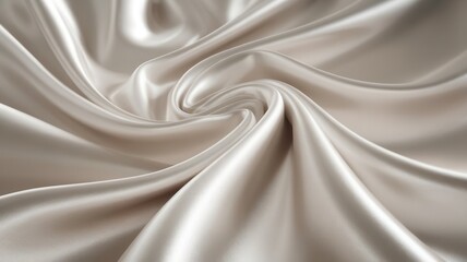 Fototapeta premium Luminous charmeuse fabric folds with soft sheen and elegant drape