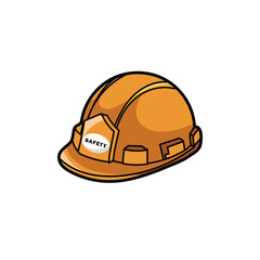 helm construction colored Vector mascot logo premium image