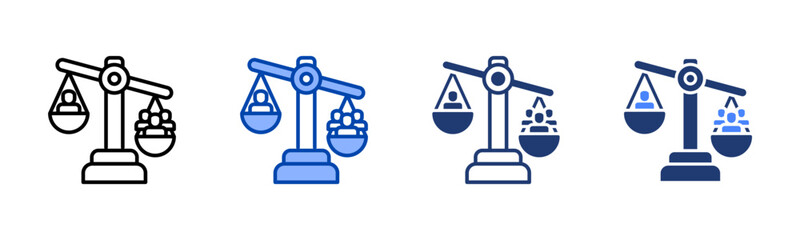 Minority icon sheet multiple style collection