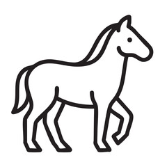 horse drawn vector illustration