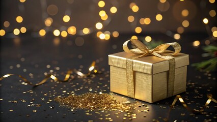 christmas tree with gift box