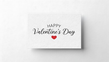 happy valentines day typography for  thank you written on a paper