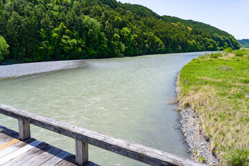 静岡県島田市　蓬莱橋
