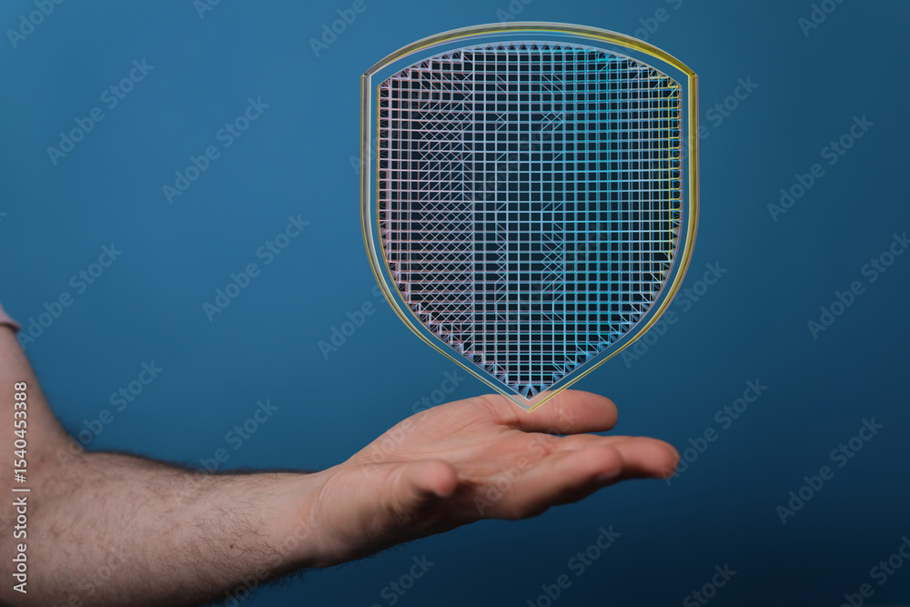 Poster secure your data with advanced cybersecurity. reliable protection for your digital assets.