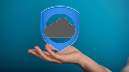 Cloud security, data protection, cybersecurity, safe cloud storage, digital safety, secure data,...