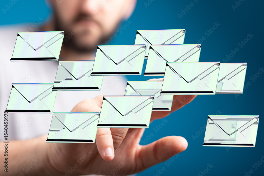 Poster efficient email management. solutions for handling a large volume of emails.