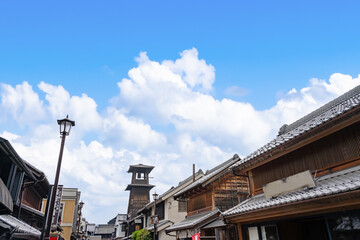 埼玉県川越市　小江戸の街並み