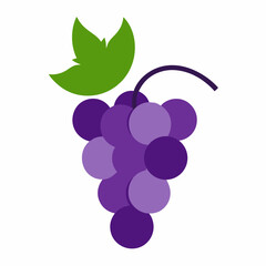 Grapevine Summer Vacation Vector Illustration AI Generated Travel Graphic on White Background