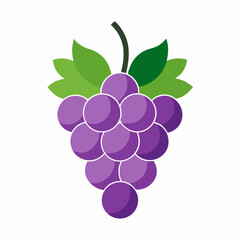 Grapevine Summer Vacation Vector Illustration AI Generated Travel Graphic on White Background