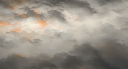 Obraz premium Layers of abstract fog create a dreamy atmosphere in a textured design resembling a cloudy wall