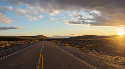 Sunset on the Ruta 40