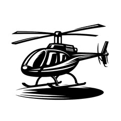 vector illustration of a helicopter, helicopter, black and white, image, vector, wallpaper