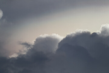 Obraz premium Iridescent Pileus Cloud on the sky